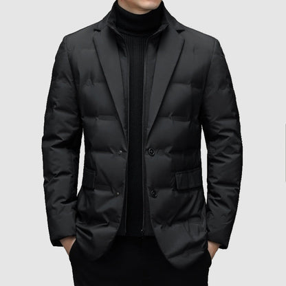 Warm Quilted Mens Puffer Coat - ModishWorld