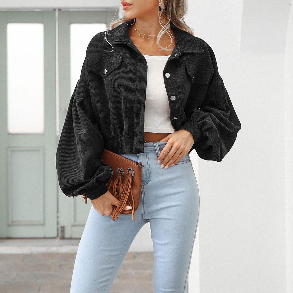Relaxed Fit Distressed Denim Women's Jacket