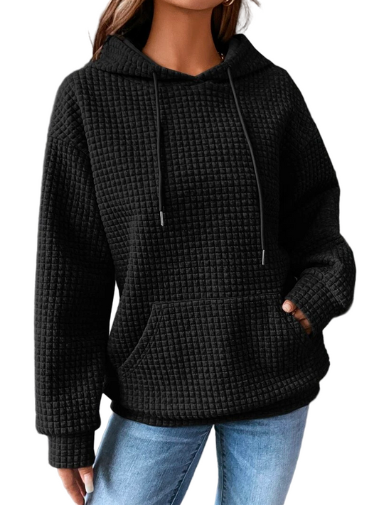 Warm Women's Hooded Fleece Sweatshirt - ModishWorld