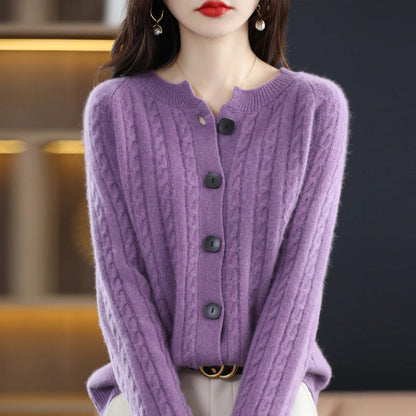Cozy Oversized Knit Cardigan for Women