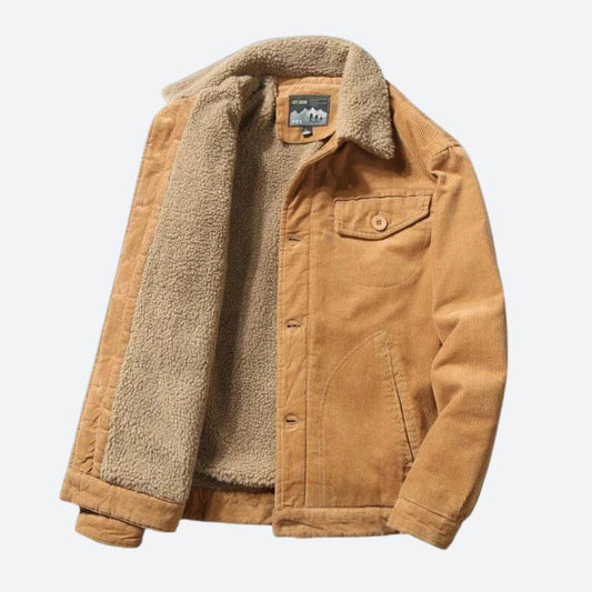 Classic Mens Corduroy Coat - ModishWorld