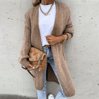 Cozy Women's Oversized Knit Cardigan Sweater