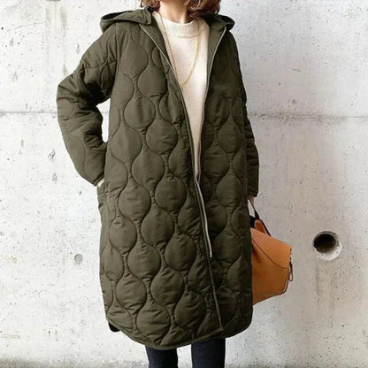 Warm Quilted Winter Coat for Ladies