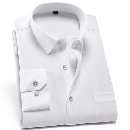 Slim Fit Men's Stretch Dress Shirt