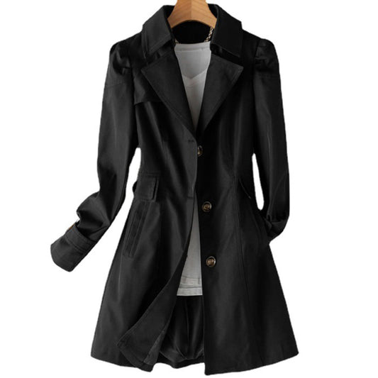 Waterproof Women's Classic Trench Coat - Adjustable Fit - ModishWorld