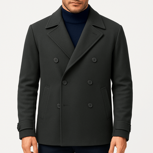 Warm Waterproof Men's Trench Coat - ModishWorld