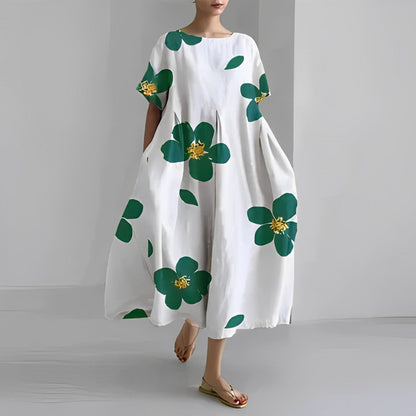 Fashionable Casual Floral Women's Maxi Dress