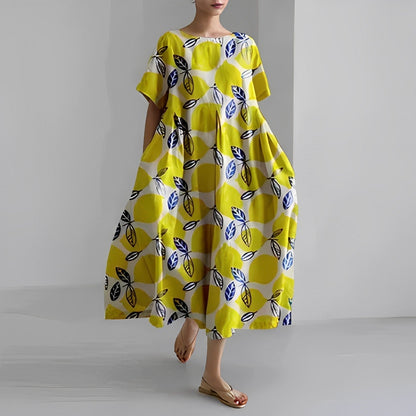 Fashionable Casual Floral Women's Maxi Dress