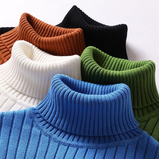 Warm Crew Neck Men's Wool Sweater - ModishWorld