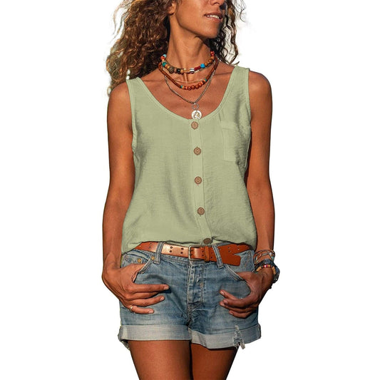 Christy | Stylish V-Neck Summer Top - ModishWorld
