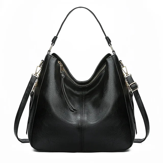 Luxury Ladies Zipper Tote Handbag