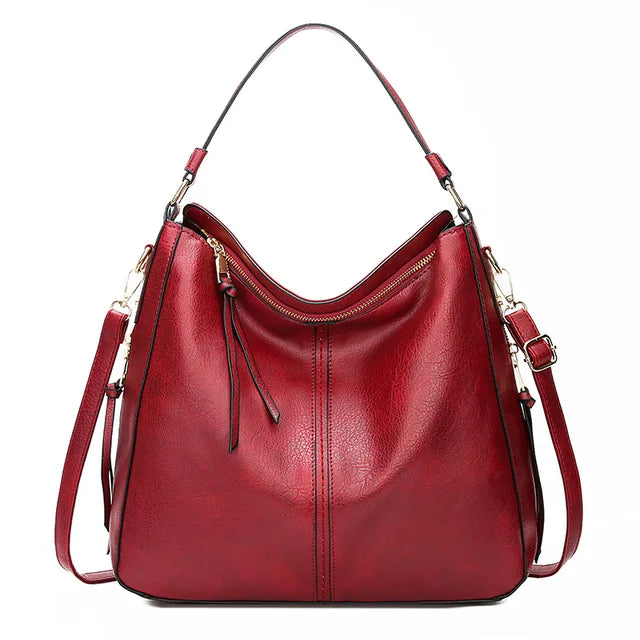 Luxury Ladies Zipper Tote Handbag