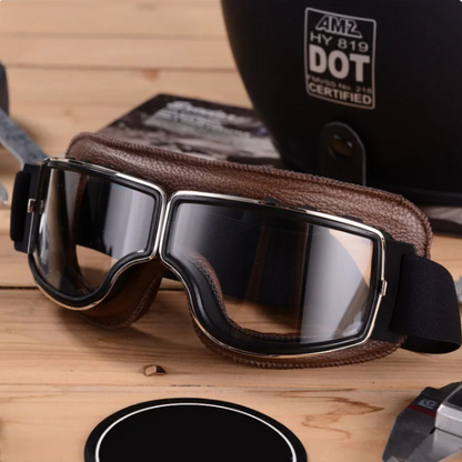 Rugged Classic Biker Goggles for Men - ModishWorld