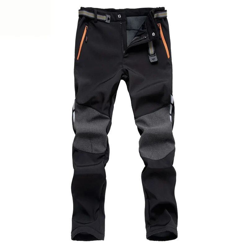 Waterproof Hiking Pants with Insulated Lining and Zip Pockets