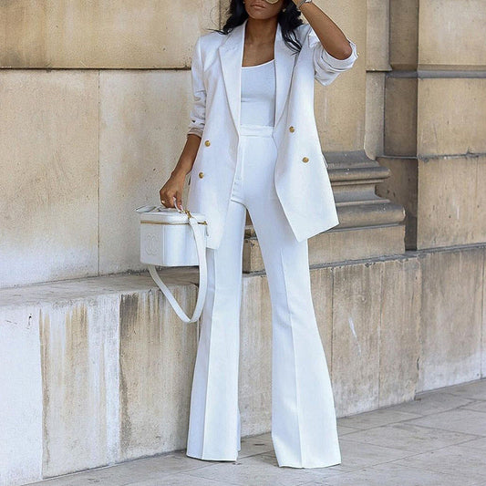 Classic Women's Suit Jacket and Trousers Set - Modish World