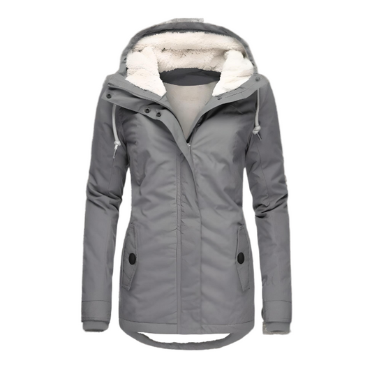 Warm Waterproof Women's Winter Parka Coat - ModishWorld