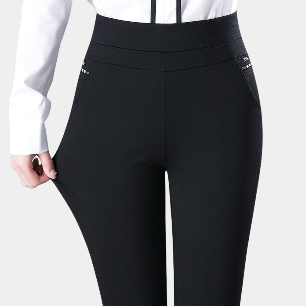 Ladies' Slim Fit Stretch Work Pants - ModishWorld