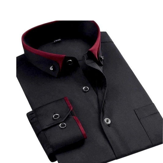 Classic Fit Long Sleeve Casual Shirt - ModishWorld
