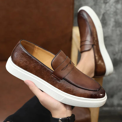 Classic Leather Loafers for Men