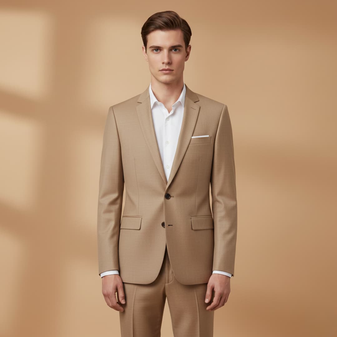 Slim Fit One Button Men's Blazer