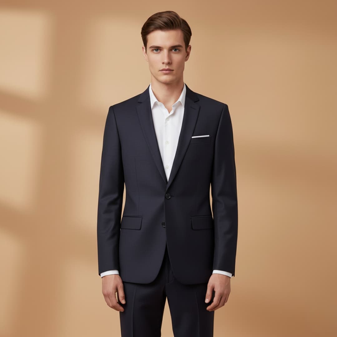 Slim Fit One Button Men's Blazer