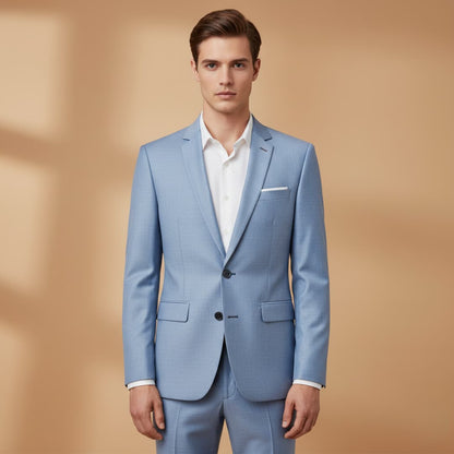 Slim Fit One Button Men's Blazer