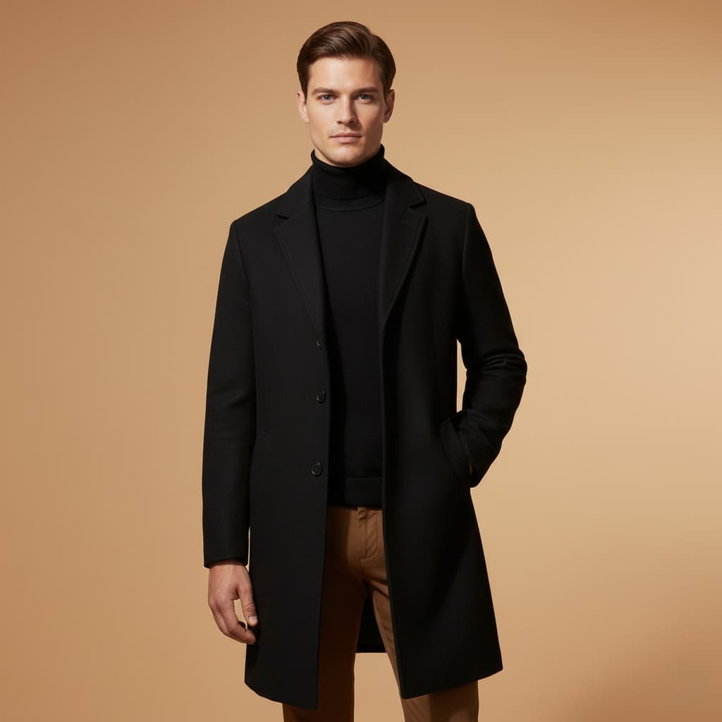 Warm and Stylish Men's Winter Coat