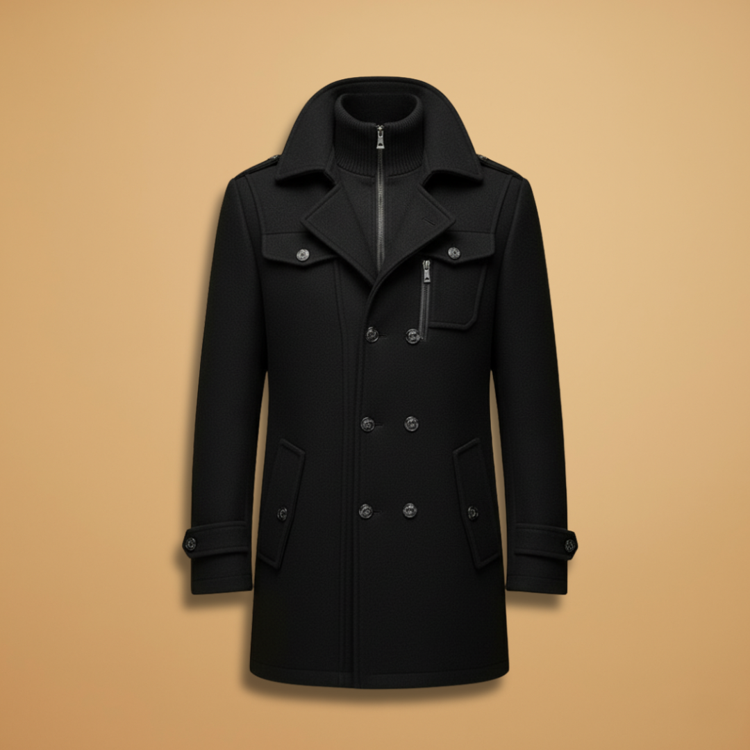 Classic Fit Men's Wool Overcoat - Modish World