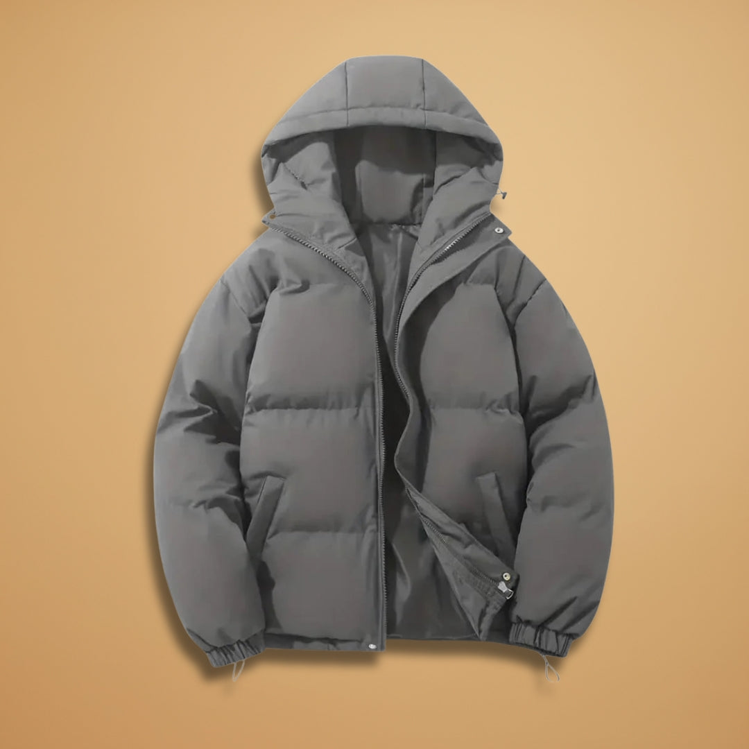 Warm Waterproof Hoodie Coat with Zip Front - Modish World