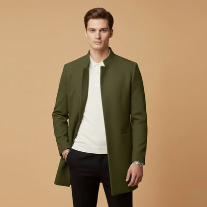 Classic Fit Trench Coat for Men