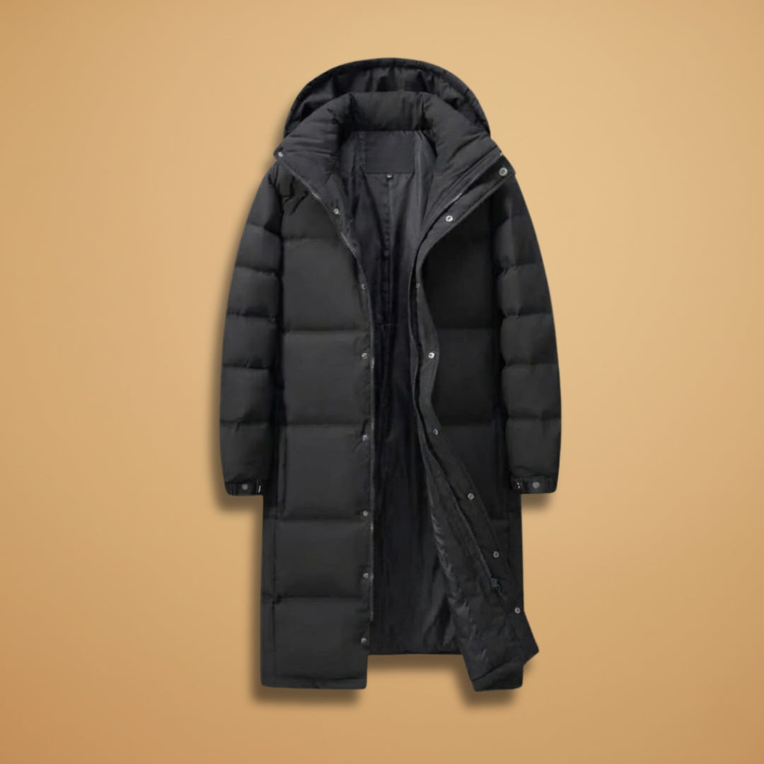 Warm Waterproof Parka Coat with Hood and Zip - Modish World