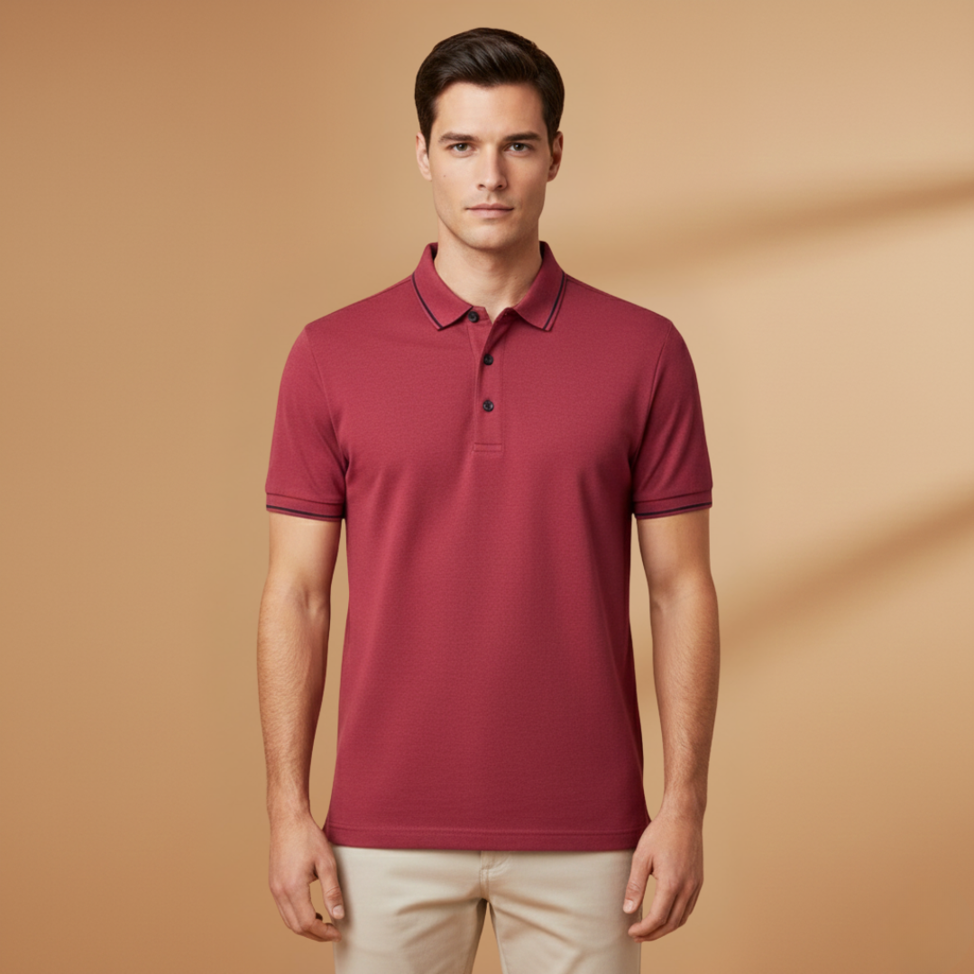 Casual Short Sleeve Men's Polo Shirt