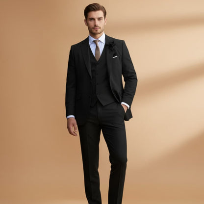 Classic Fit 3-Piece Suit for Men