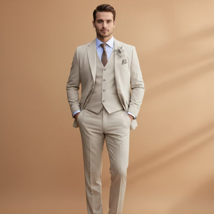 Classic Fit 3-Piece Suit for Men
