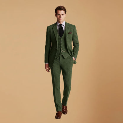 Classic Fit Mens 3 Piece Formal Suit