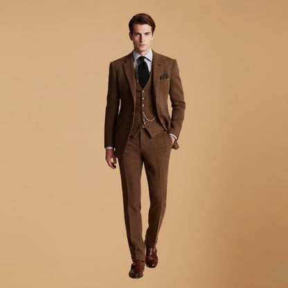 Classic Fit Mens 3 Piece Formal Suit
