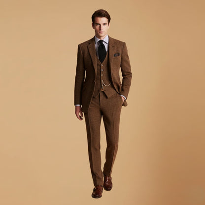 Classic Fit Mens 3 Piece Formal Suit