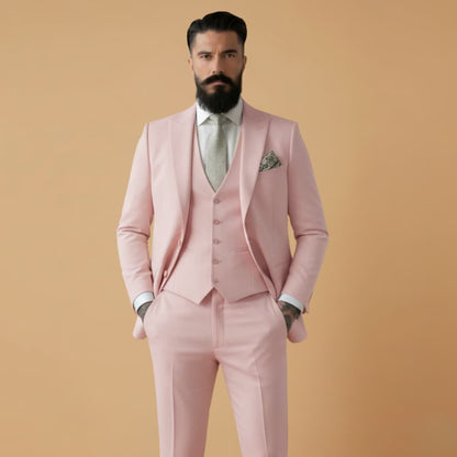 Men's Slim Fit Jacket with Classic Lapels