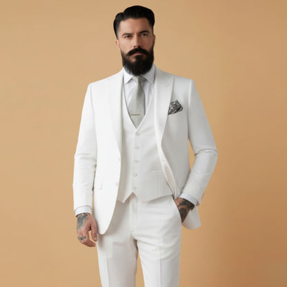 Men's Slim Fit Jacket with Classic Lapels