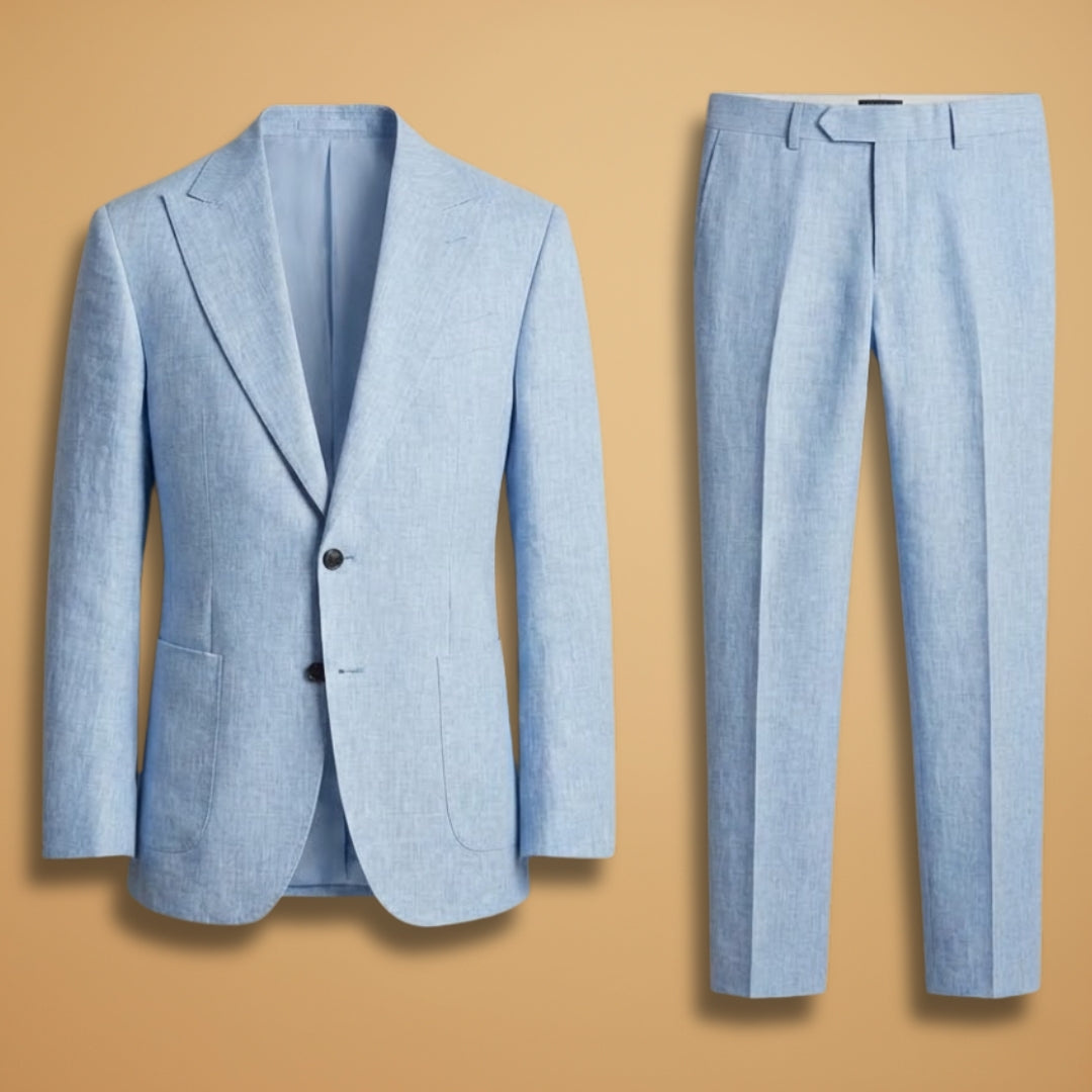 Classic 2 Piece Suit with Slim Fit Jacket and Pants - Modish World