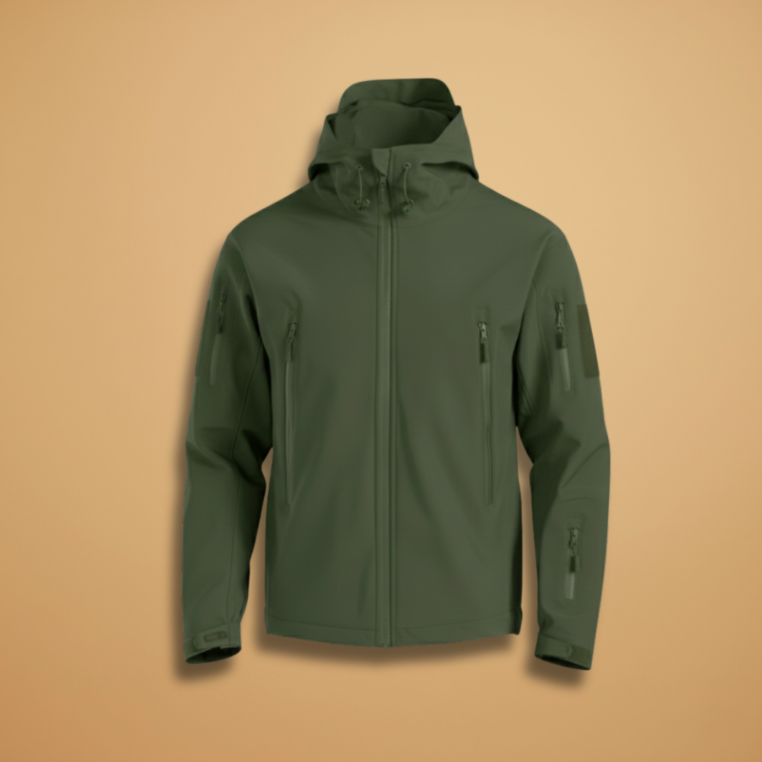 Waterproof Men's Hooded Raincoat with Pockets - Modish World