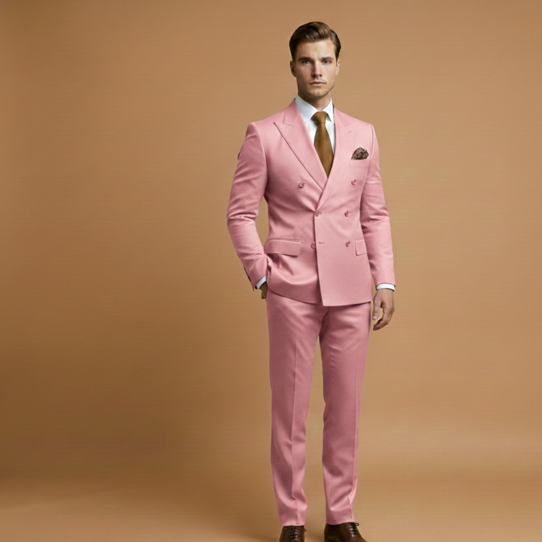 Classic Two Button Business Suit Jacket