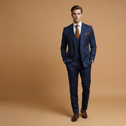 Classic Two Button Business Suit Jacket