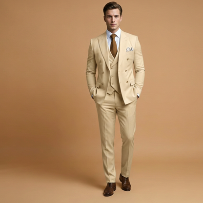 Classic Two Button Business Suit Jacket
