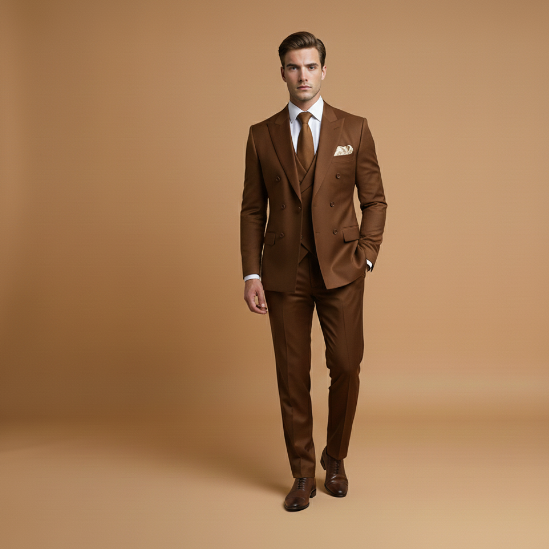 Classic Two Button Business Suit Jacket