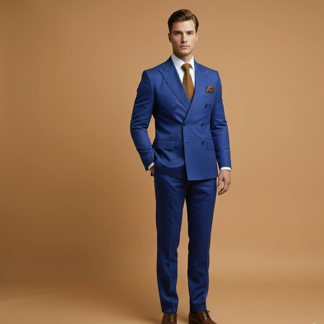 Classic Two Button Business Suit Jacket