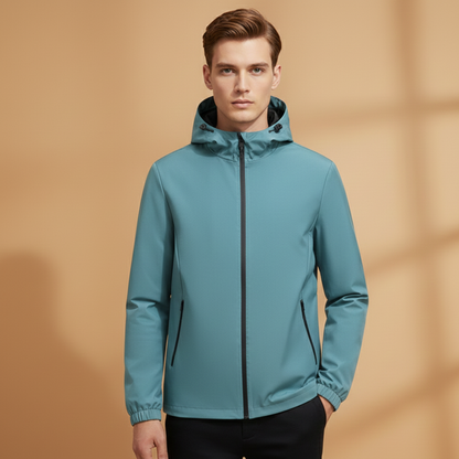 Waterproof Zip Up Hoodie Jacket for Men