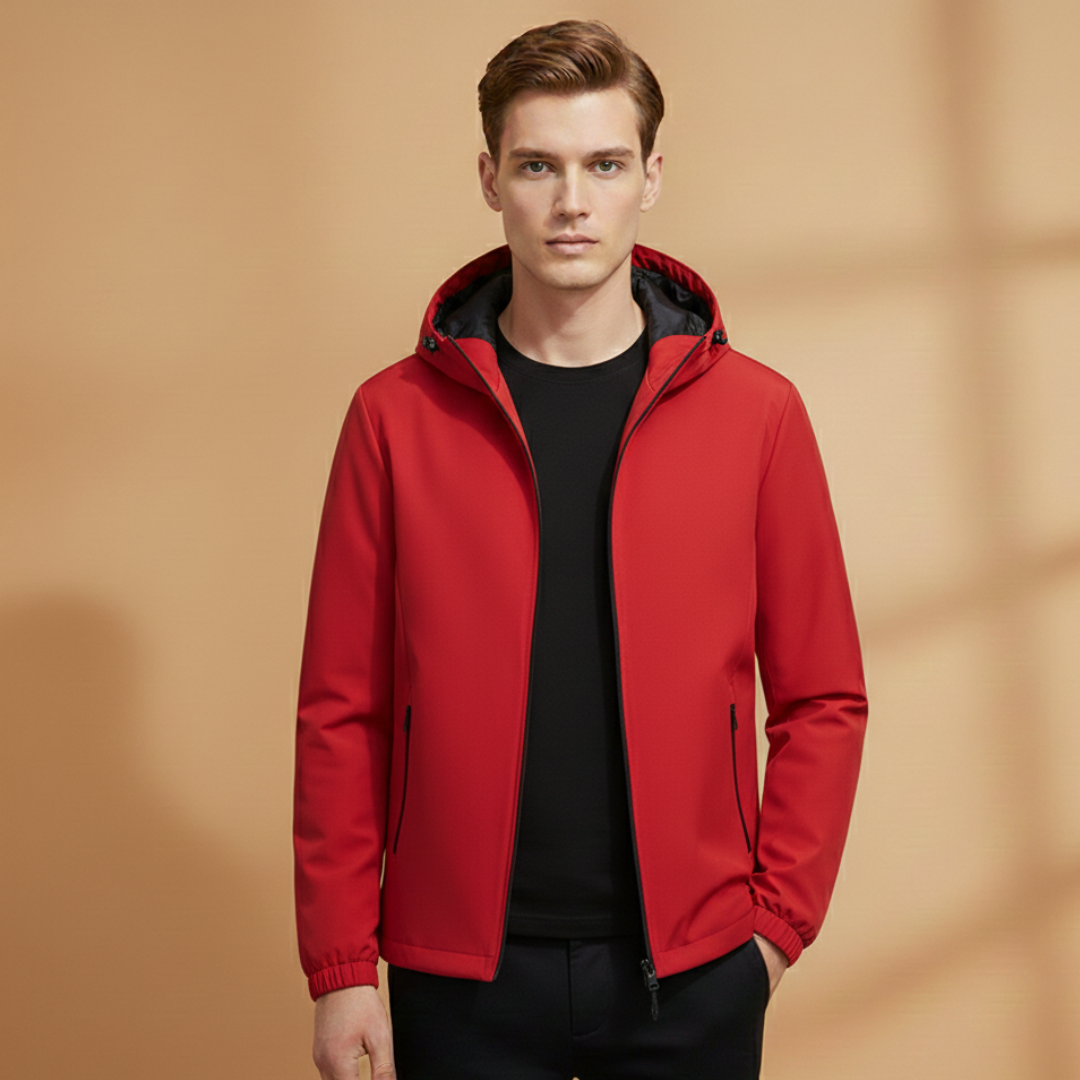 Waterproof Zip Up Hoodie Jacket for Men