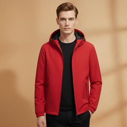 Waterproof Zip Up Hoodie Jacket for Men