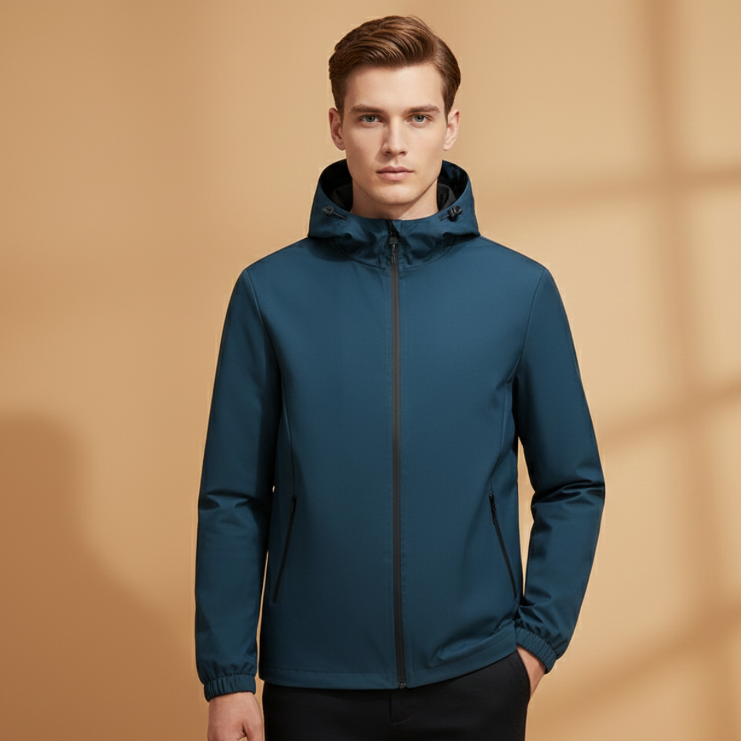 Waterproof Zip Up Hoodie Jacket for Men